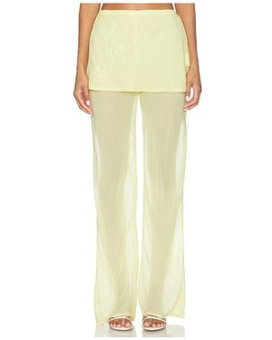 Madison The Label X Revolve Sara Pants - Yellow