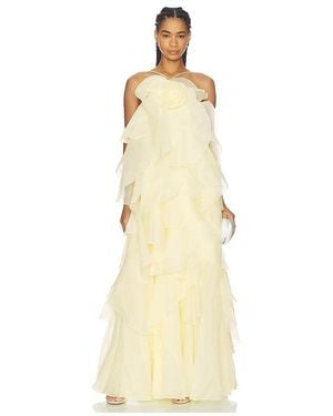 Aje. Pandorea Layered Maxi Dress - Natural