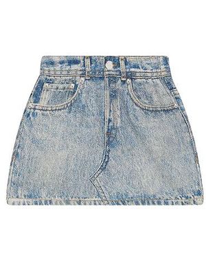 Rag & Bone Mini Miramar Terry Skirt - Blue