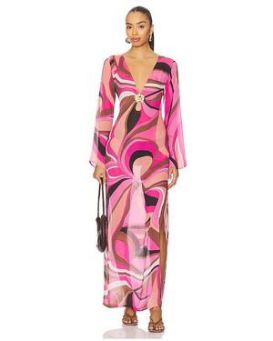 Cin Cin Maxivestido Hotline Lobster En Color Rosado Talla (También En M) - Rojo