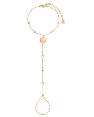 Ettika Oceanic Dreams Hand Chain - White