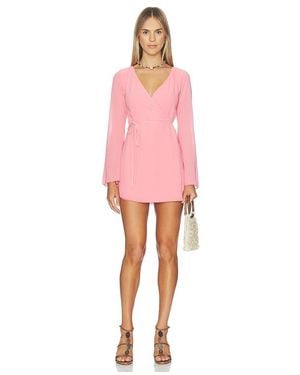 Bella Venice The Ariana Wrap Dress - Pink