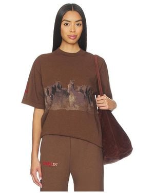 Darling Wild Horse Tee - Brown