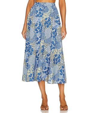 Peixoto Paula Midi Skirt - Blue