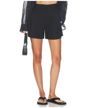 Rag & Bone Short De Lino Chappell En Color Negro Talla (También En 2, 4, 6, 8)