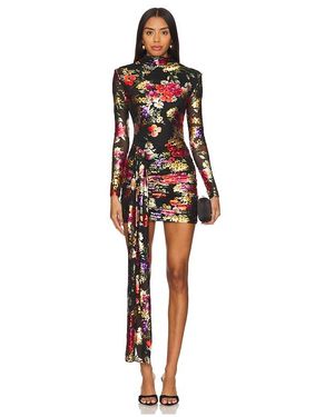 Nookie Electric Long Sleeve Mini Dress - Multicolour