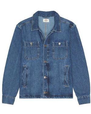 Marine Layer Patrick Denim Overshirt - ブルー