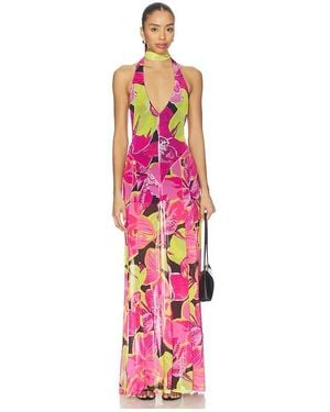 Show Me Your Mumu Vestido Katia En Color Fuschia, Talla (También En S, Xs, M) - Blanco