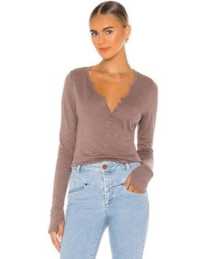 Michael Lauren Tahoe Tee - Brown