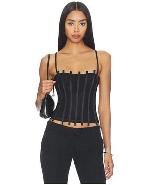 Miaou Lila Corset - Black