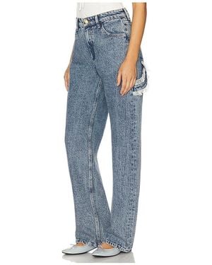 Tanner Fletcher Sid Lace Loop Jean En Color Denim Claro Talla (También En 30) - Azul