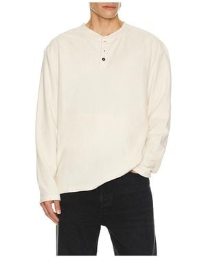 Rhythm Henley-Shirt Vintage - Weiß