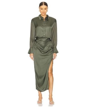 Astr Elizabello Dress - Green