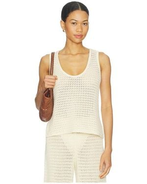 Tularosa Rennata Open Stitch Tank - Natural