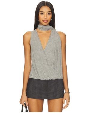 With Jean Vivi Top - Black