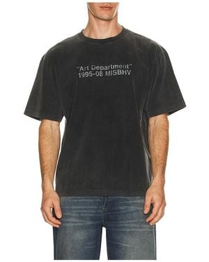 MISBHV Camiseta En Color Negro Talla (También En M, S, Xl/1X)