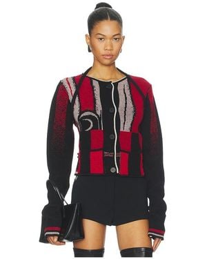 OTTOLINGER Sporty Knit Cardigan - Red
