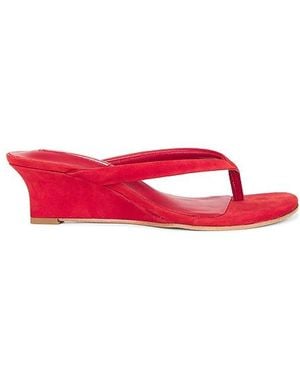 Tony Bianco Edgy Wedge Sandal - Red