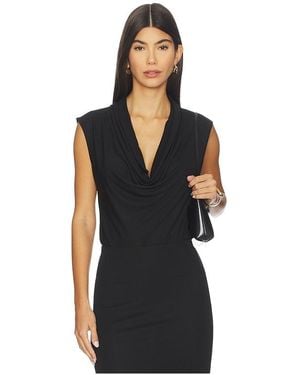 Anine Bing Jeanette Bodysuit - Negro