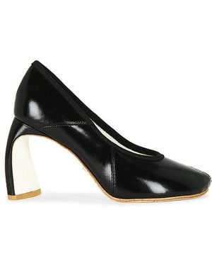 Tory Burch Peep Toe Pump - Black