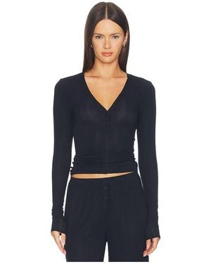 Negative Underwear Whipped Henley Top - Blue