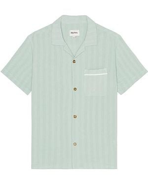 Rhythm Daytona Short Sleeve Shirt - Blue