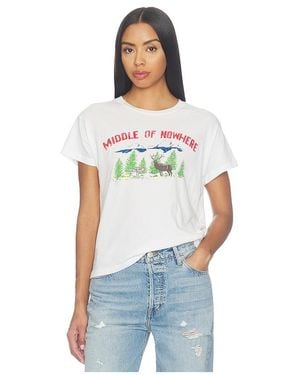 Daydreamer Camiseta Middle Of Nowhere Solo En Color Blanco Talla (También En M, S, Xl, Xs) - Azul