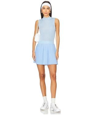 Malbon Vestido Olivia En Color Bebe Azul Talla En