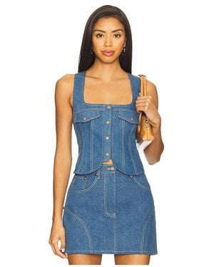 Lovers + Friends Mira Top - Blue