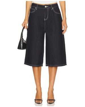 superdown Finley Oversized Short En Color Azul Talla (También En M, S, Xl, Xs, Xxs) - Negro