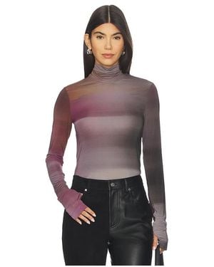 Helmut Lang Long Sleeve Turtleneck Top - Multicolour