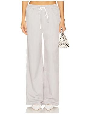 superdown Pantalón Con Trabillas Callen En Color Gris Talla (También En S, Xl, Xs) - Blanco