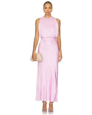 Alejandra Alonso Rojas Blouson Midi Dress - Pink