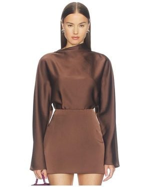 Camila Coelho Ondina Top - Brown