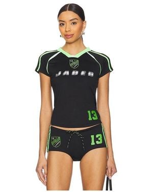 JADED LONDON Theodora アシンメトリートップ Tシャツ Theodora Asymmetric Top | Jaded London | Clothing