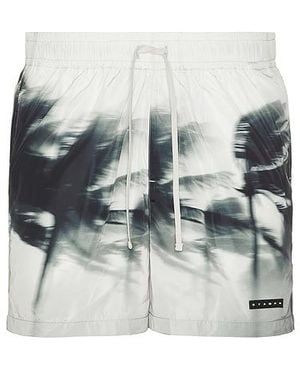 Stampd Badeshorts Palms - Schwarz