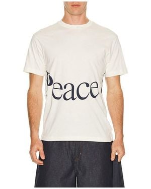 Museum of Peace & Quiet Jumbo Wordmark T-Shirt - White