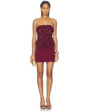 Lovers + Friends Berlant Sequin Mini Dress - Red
