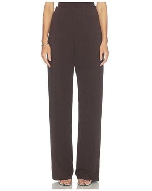 Odd Muse Cotton Mix Jersey Pants - Brown