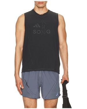 adidas by Song for the Mute Running Singlet - Blue