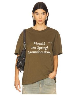 PRIVATE POLICY Shirtkleider Fashion Quote - Grün