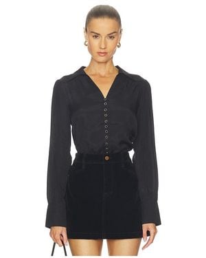 PAIGE Camu Shirt En Color Negro Talla (También En 00, 10, 14, 2, 4, 6)