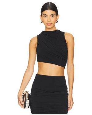 h:ours X Maggie Macdonald Inez Crop Top En Color Negro Talla (También En Xl)