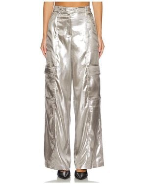 Jonathan Simkhai Cargohose Mit Metallic-Optik Beatriz - Weiß