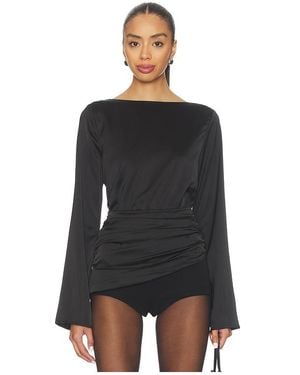 MORE TO COME Daphne Blouse - Black