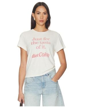 RE/DONE Classic Tee Diet Coke - White