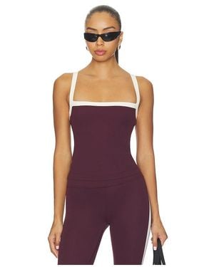 Splits59 X Revolve Monah Rigor Tank Top En Color Burgundy Talla (También En M, S, Xl, Xs) - Morado