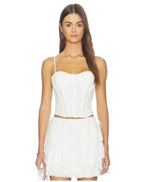Astr Madeleine Top - White