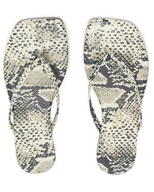 TKEES Sandalia Square Toe Lily En Color Gris Talla (También En 7, 8, 9) - Multicolor