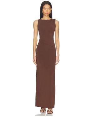 Mimchik Magnolia Gown - Brown